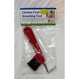 New Chicken Foot Grooming Tool by Happy Chickens Company Red